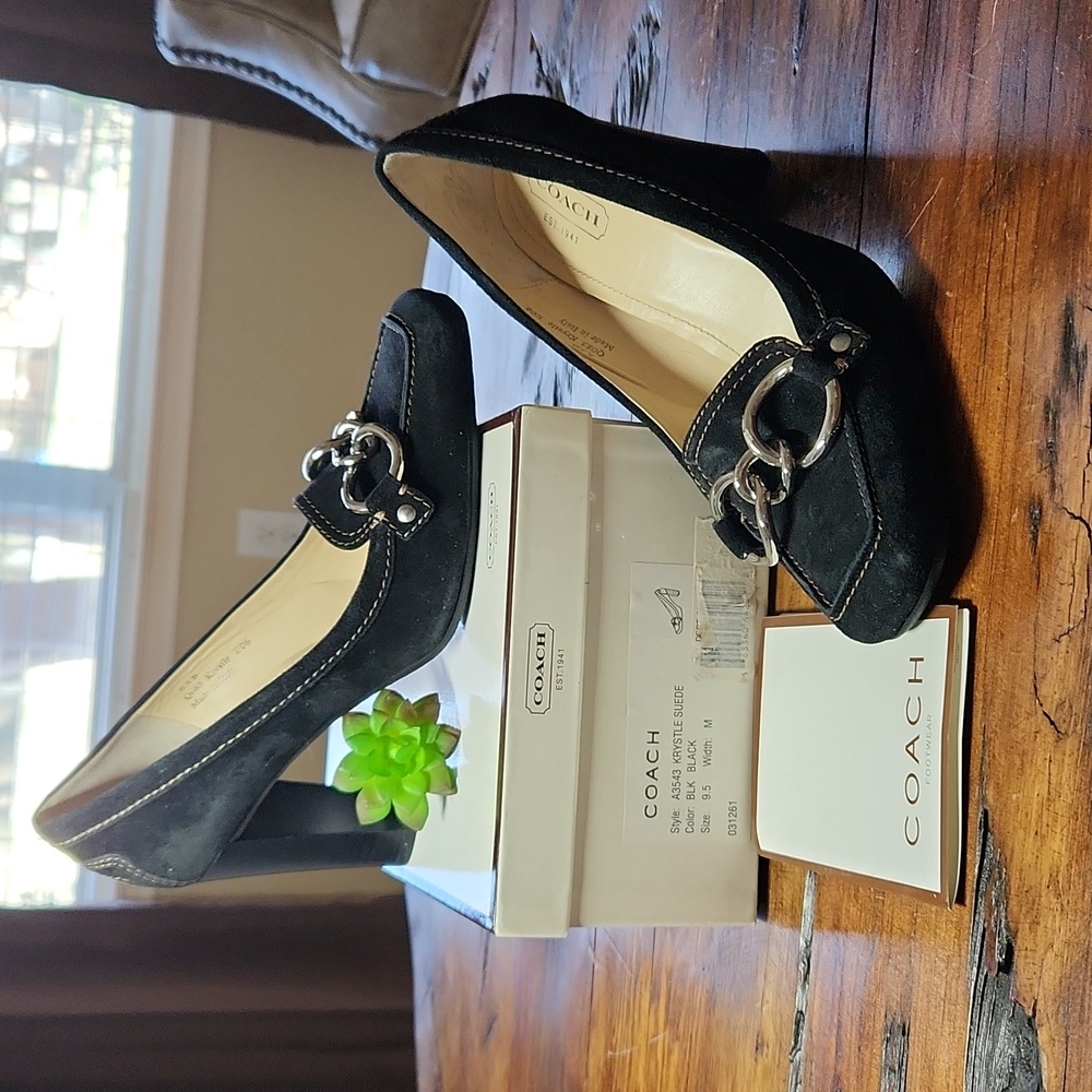 Vintage Coach Krystle Suede Heels - 9.5M